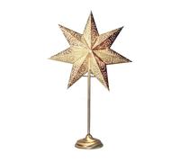 STAR TRADING Estrella de pie Antique, metal/papel, oro