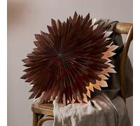 STAR TRADING Estrella decorativa Ice papel sin casquillo marrón