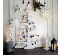 STAR TRADING Estrella decorativa Mini de metal, blanco