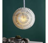 STAR TRADING Estrella Frost, papel sin casquillo Ø 50cm blanco