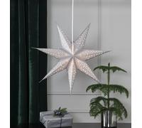 STAR TRADING Estrella papel Blinka sin iluminación Ø 60cm plata
