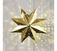 STAR TRADING Estrella perforada de latón brillante