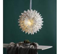 STAR TRADING Estrella Snow, papel, sin casquillo, Ø 50cm blanco