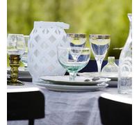 STAR TRADING Farol LED Flame Lantern, blanco, altura 23 cm