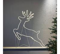 STAR TRADING Figura luminosa LED Rentier de Tapesil para pared y suelo
