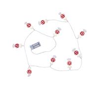 Star Trading Guirnalda de luces Bonbon 135 cm Rojo-blanco
