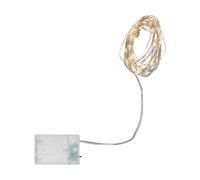 Star Trading Guirnalda luminosa Dew Drop 400 cm Plata