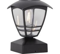 Star Trading - Iluminación de células solares - Decoración de células solares Felix - Negro - 19cm