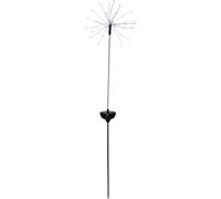 Star Trading - Iluminación solar - Decoración solar Firework Solar - Negro - 100cm
