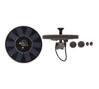 Star Trading - Iluminación solar - Decoración solar Fuente - Negro - 10cm