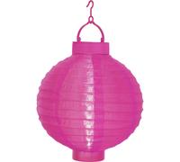 Star Trading - Iluminación solar - Linterna solar de papel Festival - Rosa - 22cm