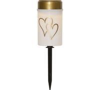 Star Trading - Iluminación solar - Luz solar Hearty - Blanco - 12cm