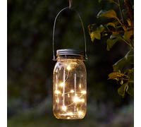 STAR TRADING Jamjar - lámpara solar decorativa de vidrio