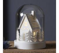 STAR TRADING Lámpara decorativa LED Kupol house, blanca