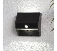 STAR TRADING Lámpara LED solar de pared Wally con luz ascendente y downlight
