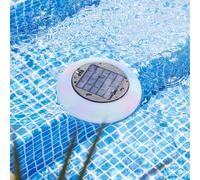 STAR TRADING Lámpara piscina solar LED multicolor blanco cálido