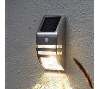 STAR TRADING Lámpara solar LED para pared Wally, detector de movimiento True