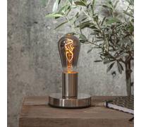 STAR TRADING LED con filamento ST64 E27 3W 1800K vidrio humo