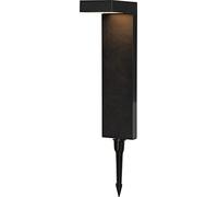 Star Trading Luz de camino solar LED VICINI, blanco cálido, flujo luminoso 40lm, sensor crepuscular, luz con piqueta de tierra, IP44