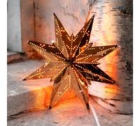 STAR TRADING Mini estrella de latón de ocho puntas
