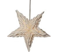 Star Trading - Poinsettia - Estrella de Papel Blanca - Blanco - 70cm