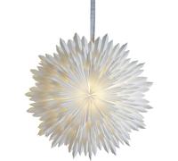 Star Trading - Poinsettia - Estrella de Papel Hielo - Blanco - 70cm