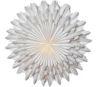 Star Trading - Poinsettia - Estrella de Papel Nieve - Blanco - 50cm