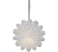 Star Trading - Poinsettia - Paper Star Clipp - Blanco - 40cm