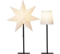 Star Trading - Poinsettia - Pie, sombra y estrella Frozen - Blanco - 55cm