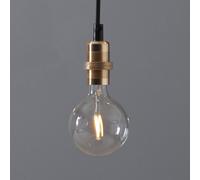 STAR TRADING Portalámpara E14 Fade con cable, cobre True