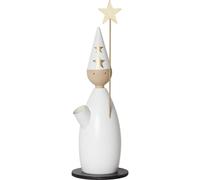 Star Trading - Portavelas de Adviento lucia Classic - Blanco - 33cm