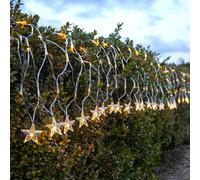 STAR TRADING Red luces LED StarNet plástico transparente longitud 480cm 160 LEDs
