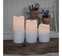 STAR TRADING Set de 3 velas LED para exteriores True