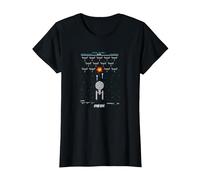 Star Trek 8-bit Game Camiseta, Mujer, Negro, 3XL