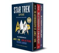Star Trek Captains - The Autobiographies: Boxed set with slipcase and character portrait art of Kirk, Picard and Janeway a utobiographies