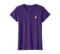 Star Trek Command Uniform Camiseta, Mujer, Morado, XL