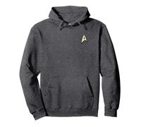 Star Trek Command Uniform Sudadera con Capucha, Unisex para Adultos, Jaspeado Oscuro, M