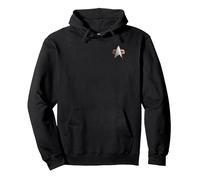 Star Trek Deep Space 9 Science Emblem Sudadera con Capucha, Unisex para Adultos, Negro, L