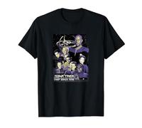Star Trek DS9 Space Station Crew Portraits Camiseta, Hombre, Negro, XXL
