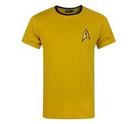 Star Trek Engineering Uniform-camiseta Hombre, Amarillo, X-large (talla Del Fabricante: X-large)