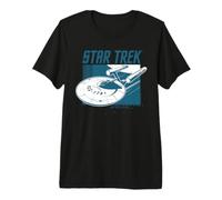 Star Trek Enterprise Blue Camiseta Premium