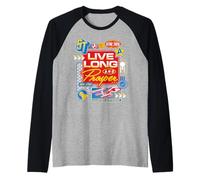 Star Trek Live Long and Prosper NCC-1701 U.S.S. Enterprise Camiseta Manga Raglan