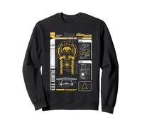 Star Trek Lower Decks U.S.S Cerritos Starship Schematic Sudadera