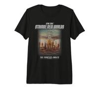 Star Trek Strange New Worlds Frontier Awaits Camiseta Premium