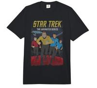 Star Trek The Animated Series Group Poster Comfort Colors Adult Heavyweight T-Shirt