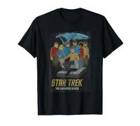 Star Trek The Animated Series Picard Portrait Poster Camiseta