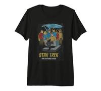 Star Trek The Animated Series Picard Portrait Poster Camiseta Premium