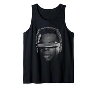 Star Trek The Next Generation Geordi Oversized Face Camiseta sin Mangas