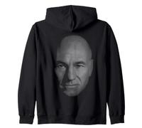 Star Trek The Next Generation Picard Oversized Face Sudadera con Capucha