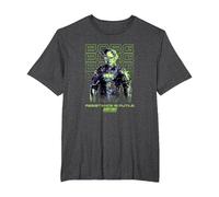 Star Trek: The Next Generation Resistance Is Futile Borg Camiseta, Hombre Tallas Grandes, Jaspeado Oscuro, 2X Alto